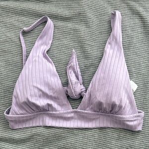 Aerie Lilac Ribbed Bralette